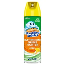 Scrubbing Bubbles Bathroom Grime Fighter Citrus Bathroom Disinfectant Aerosol - 20 Oz