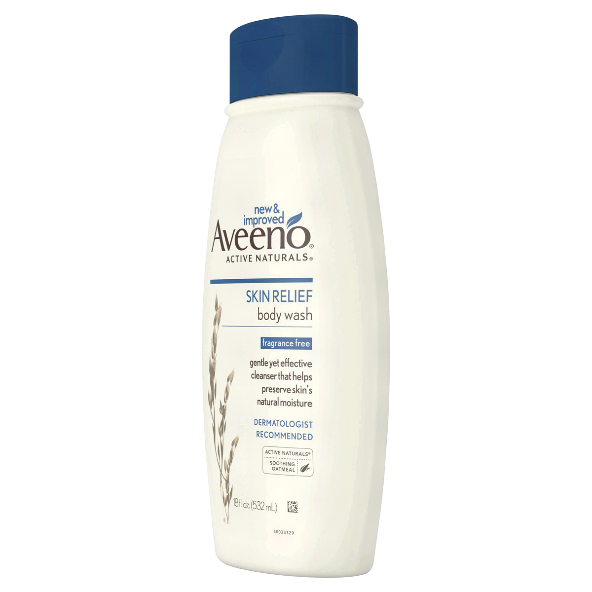 slide 2 of 10, Aveeno Skin Relief Fragrance Free Body Wash, 18 oz