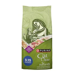 Purina Cat Chow Naturals Chicken And Turkey Dry Cat Food - 3.15 Lbs