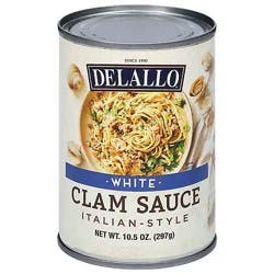 Delallo Seafoods Clam Sce White - 10.5 Oz
