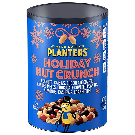 slide 1 of 1, Planters Winter Edition Nut Crunch Trail Mix Snack With Peanuts - 1 Lb 5 Oz, 21 oz