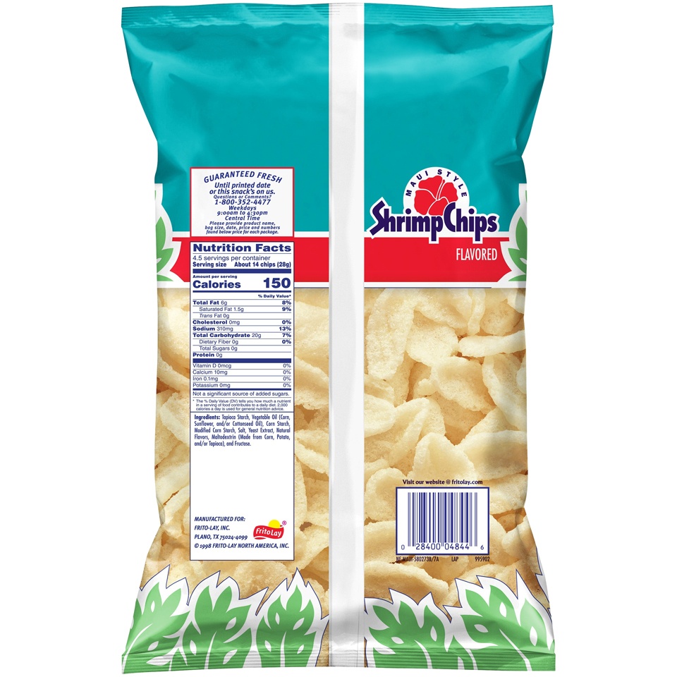 slide 2 of 4, Maui Style Shrimp Chips - 4.5oz, 