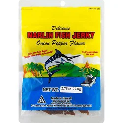 Marlin Fish Jerky Onion Pepper - 2.75 Oz