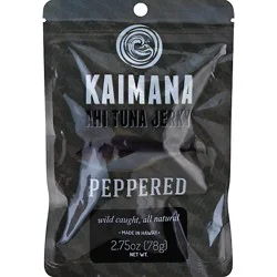 Kaimana Ahi Tuna Jerky Peppered - 2.75 Oz