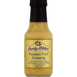 Aunty Lilikoi Dressing Passion Fruit - 10 Oz