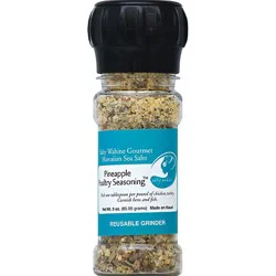 Salty Wahine Gourmet Hawaiian Sea Salts Seasoning Pineapple Poultry Reusable Grinder - 3 Oz