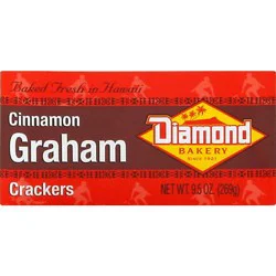Diamond Bakery Cinnamon Graham Crackers - 9.5 Oz