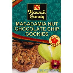 Hawaii Candy Chocolate Chip Macadamia Nut Cookies - 5 Oz