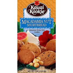 Kauai Kookie Macadamia Nut Shortbread Cookies - 5 Oz