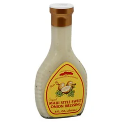 Hawaiian Hula Dressing Dressing Original Maui Style Sweet Onion - 8 Fl. Oz.