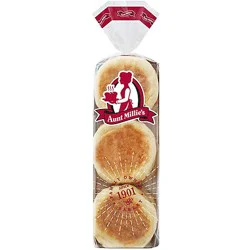 Aunt Millie's Live Carb Smart English Muffins - 6 Count