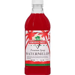 Hawaiian Sweet Islands Premium Watermelon Syrup - 16 Fl. Oz.