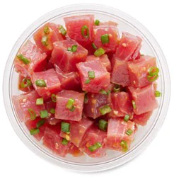 Seafood Counter Poke Ahi Garlic Previously Frozen - Co Service Case - 0.50 Lb