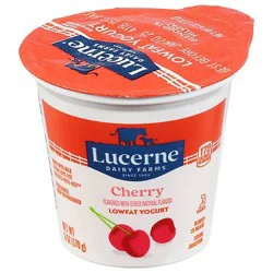Lucerne Yogurt Lowfat Cherry Flavored - 6 Oz