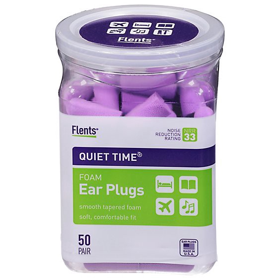 slide 1 of 1, Quiet Time Ear Plugs 50 Ct - Each, 1 ct