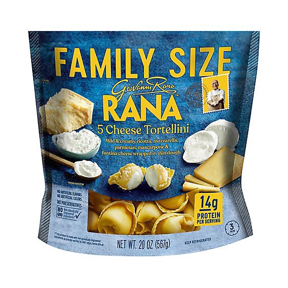 slide 1 of 11, Rana 5 Cheese Tortelloni Family Size - 20 Oz, 20 oz