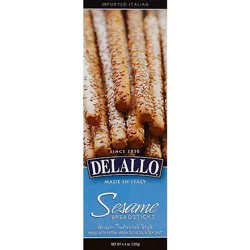 Delallo Breadstick Sesame - 4.4 Oz