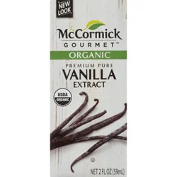 Mccormick Gourmet Organic Pure Vanilla Extract - 2 Fl. Oz.
