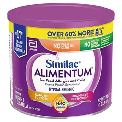 Similac Infant Formula Powder Alimentum Hypoallergenic And Colic With Iron - 19.8 Oz