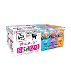 I And Love And You Pate All Day Cat Food Holistic Variety Pack - 12-3 Oz