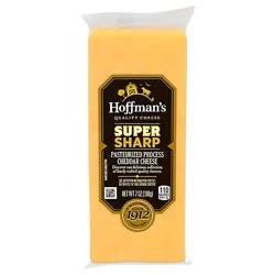 Hoffmans Cheese Super Sharp Chunk - 7 Oz