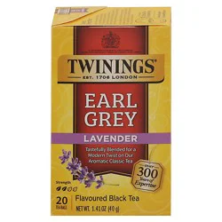 Twinings Of London Black Tea Earl Grey Lavender - 20 Count