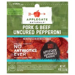Applegate Natural Uncured Pork & Beef Pepperoni - 4oz