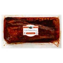 Cedar Bay Applewood With Orange & Ginger Cedar Planked Atlantic Salmon - 24 Oz