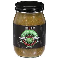 Burns And Mccoy Salsa Premium Tomatillo Jalapeno Medium Heat - 16 Oz