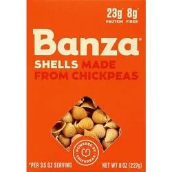 Banza Pasta Chickpea Shells - 8 Oz