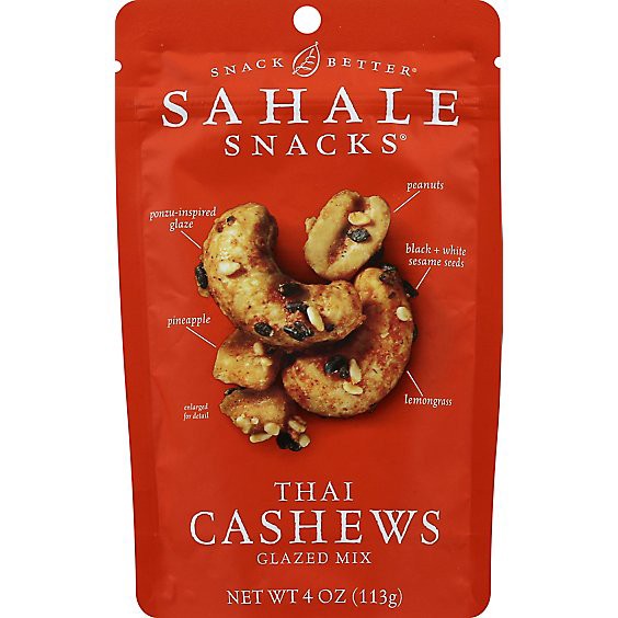 slide 1 of 2, Sahale Snacks Snack Better Cashews Glazed Mix Thai - 4 Oz, 4 oz