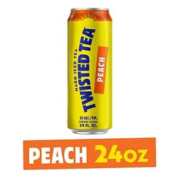 Twisted Tea Peach Hard Iced Tea Can - 24 Fl. Oz.