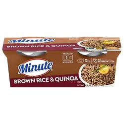 Minute Brown Rice And Quinoa Ready To Serve In Cup 2 Count - 8.8 Oz