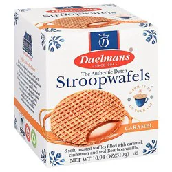 Daelmans Stroopwafels Waffles Caramel 8 Count - 10.94 Oz