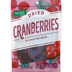 Signature Select/farms Cranberries Dried - 5 Oz