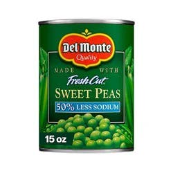 Del Monte Fresh Cut Peas Sweet Low Sodium - 15 Oz