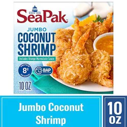 Seapak Shrimp & Seafood Co. Shrimp Coconut Jumbo Oven Crispy - 10 Oz