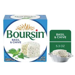 Boursin Basil & Chive Gournay Cheese - 5.3 Oz