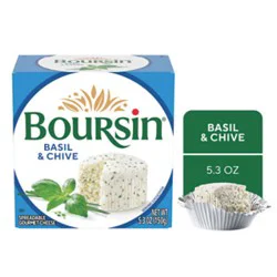 Boursin Basil & Chive Gournay Cheese - 5.3 Oz
