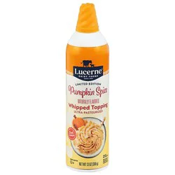 Lucerne Whipped Topping Pumpkin - 13 Oz