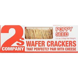 2s Company Cracker Wafer Poppy Seed - 3.5 Oz