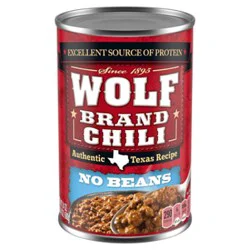 Wolf Brand Chili Without Beans - 24 Oz