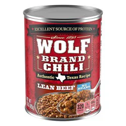 Wolf Brand Lean Beef Chili Without Beans - 15 Oz