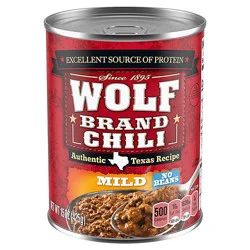 Wolf Brand Mild Chili Without Beans - 15 Oz