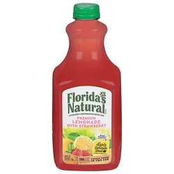 Florida's Natural Lemonade With Strawberry Chilled - 59 Fl. Oz.
