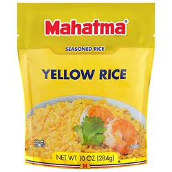 Mahatma Rice Long Grain Saffron Yellow Seasonings Pouch - 10 Oz