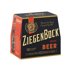 Ziegenbock Texas Amber Beer Bottles - 12-12 Fl. Oz.
