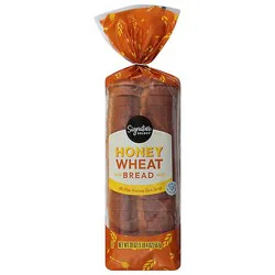 Signature Select Bread Split Top Honey Wheat - 20 Oz