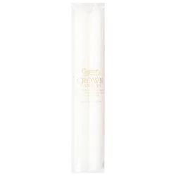 Caspari White Taper Duet Candles - 2 Count