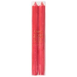 Caspari Red Taper Duet Candles - 2 Count